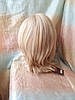 Перука каскад з проділом з термоволокна пшеничний блонд 1919-24ВТ613, фото 6
