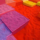 RAL 8026-Кольоровий кварцовий пісок — Рудий — 25 кг, фото 3