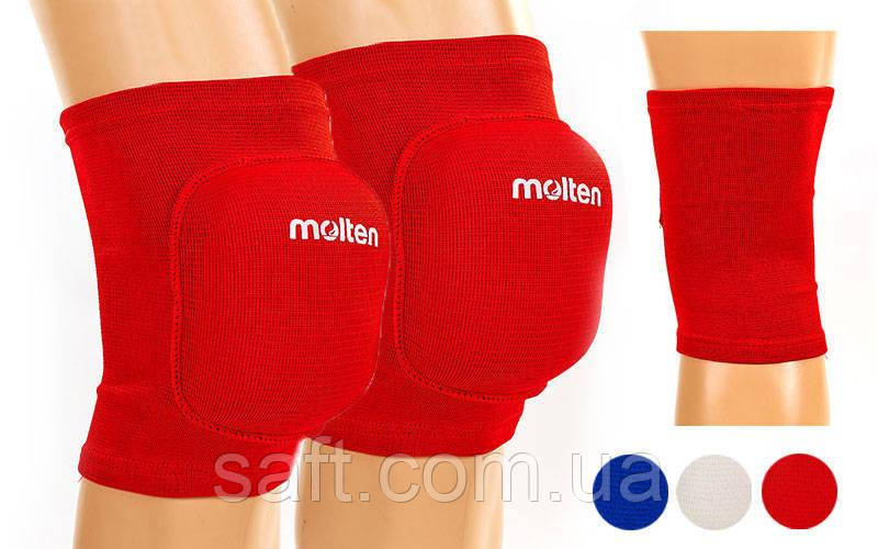 Наколенник волейбольный профессиональный (2шт) MOLTEN (PL, эластан, р-р L, цвета в ассортименте) - фото 1 - id-p997901901