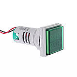Цифровий вольтметр-амперметр AC 60-500 V 0-100A зелений дисплей, фото 4