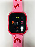 Smart baby watch A32 Дитячий розумний годинник pink, фото 5