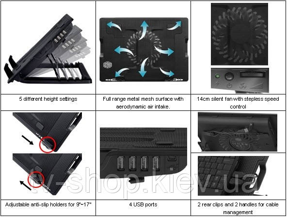 Підставка COOLER PAD ErgoStand