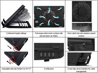 Підставка COOLER PAD ErgoStand