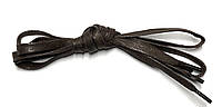 Шнурки Темно коричневый пропитаные плоские 100см 7мм Kiwi