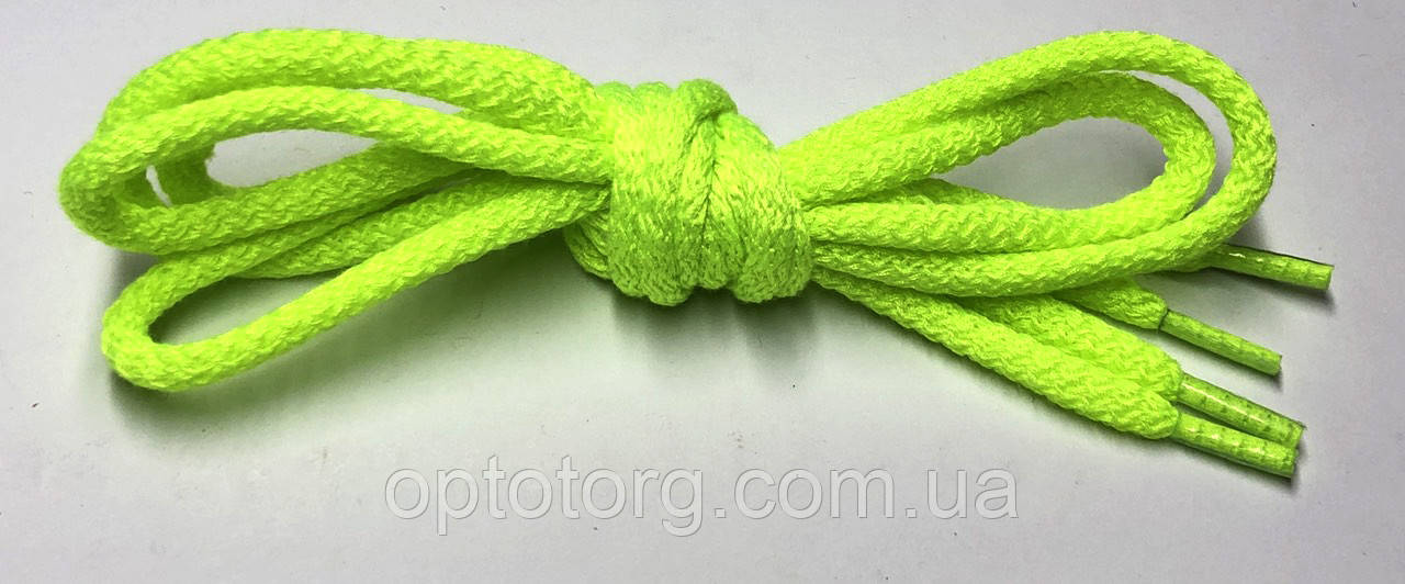 Шнурки Салатовий круглі 100см 5мм Kiwi