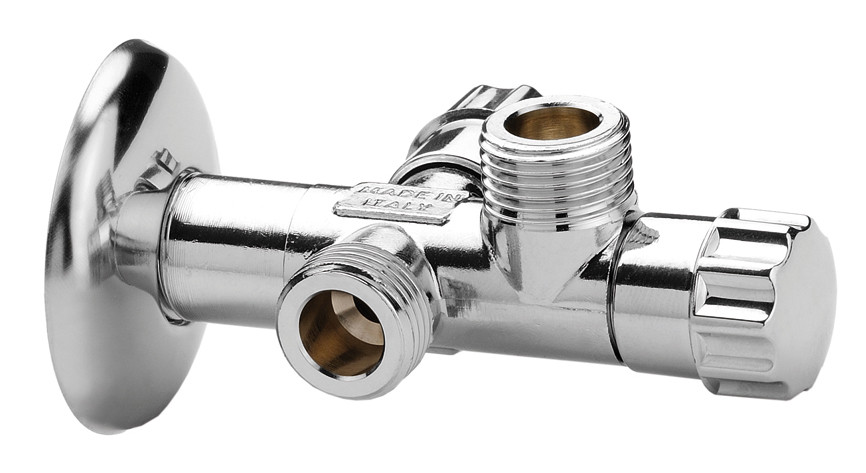 Кран приладовий подвійний General Fittings 1400.74 1/2 х 1/2"