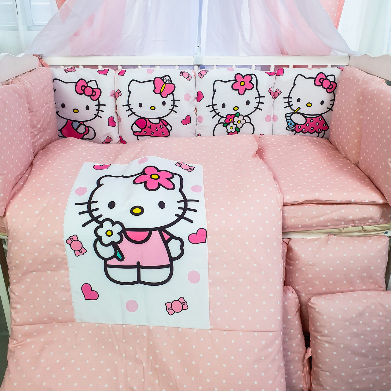 Детское постельное бельё Hello Kitty - фото 2 - id-p998047932