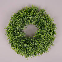 Вінок декоративний зелений Квіти штучні