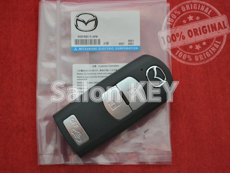 Смарт ключ Mazda 6 2013 (Original) SKE13E-01 SKE13E-02 ID49 433Mhz, фото 1