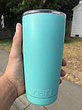 Термокухоль YETI Rambler Tumbler 20 OZ (Блакитний), фото 2