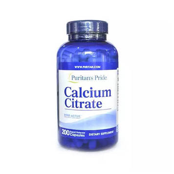 Calcium Citrate (200 capsules) Puritan's Pride