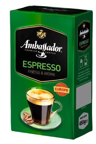 Кава мелена Ambassador Espresso 450 г