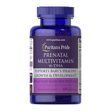 Prenatal Multivitamin w/DHA (60 softgels) Puritan's Pride