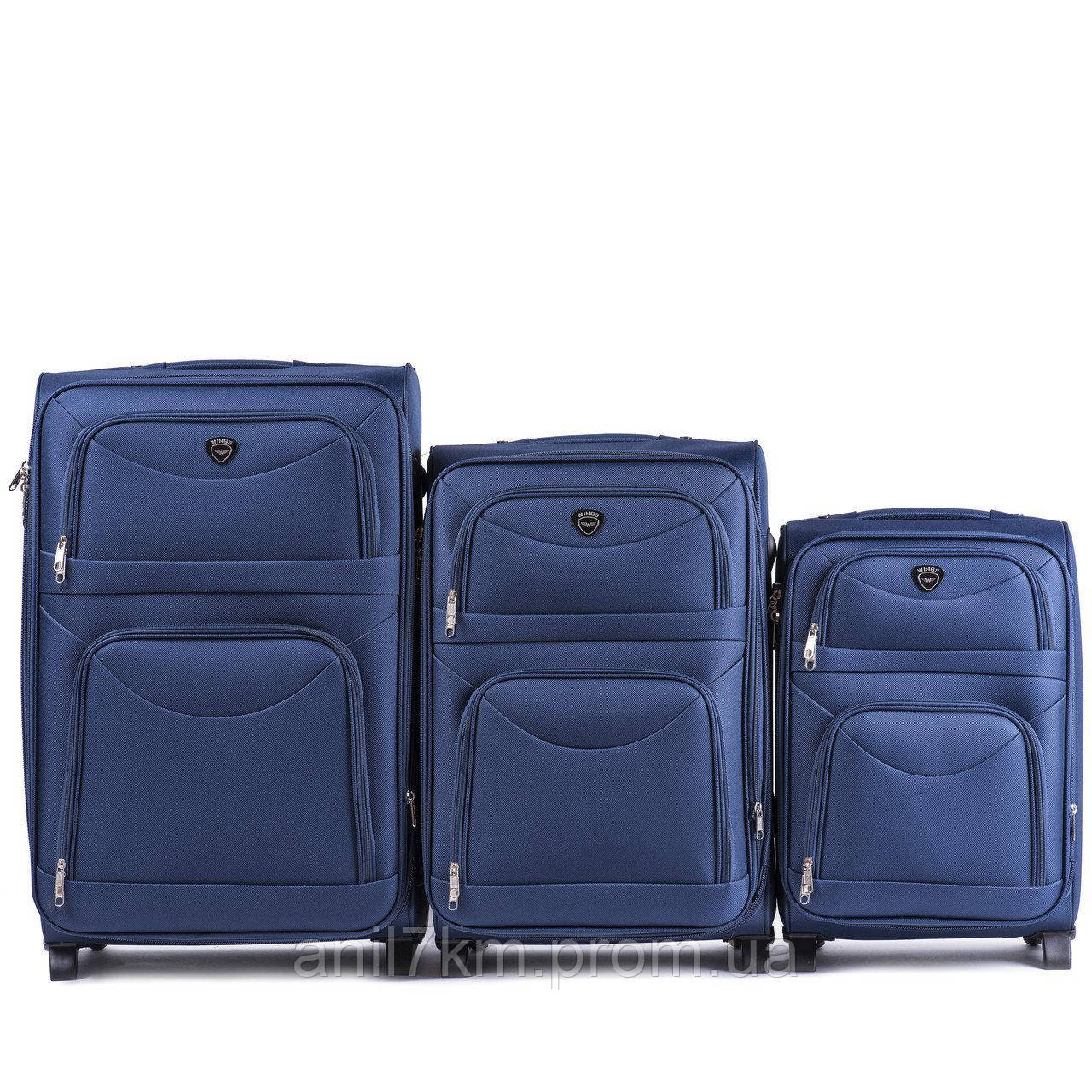 Комплект чемоданов 3-ка.на колёсах wings - фото 2 - id-p998112663