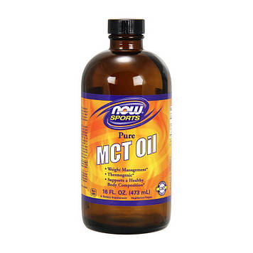 Масло MCT (тригліцериди із середньою ланцюгом) Now Foods MCT Oil (473 ml)