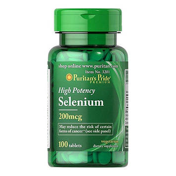 Selenium 200 mcg (100 tablets) Puritan's Pride