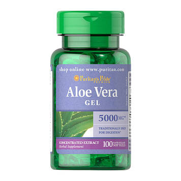 Aloe Vera Gel 5000 mg (100 softgels) Puritan's Pride