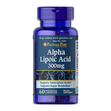 Alpha Lipoic Acid 300 mg (60 caps) Puritan's Pride