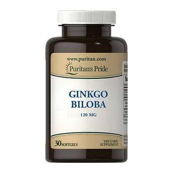 Ginkgo Biloba 120 mg (30 softgels) Puritan's Pride