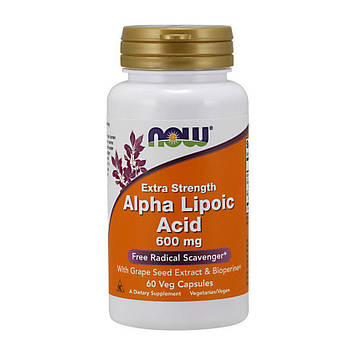 Alpha Lipoic Acid 600 mg Extra Strength (60 caps) NOW