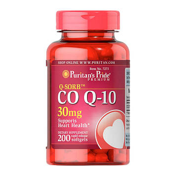 Q-SORB Co Q-10 30 mg (200 softgels) Puritan's Pride