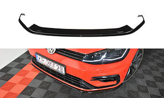 Спліттер Volkswagen Golf 7,5 R тюнінг губа обвіс елерон (v7)
