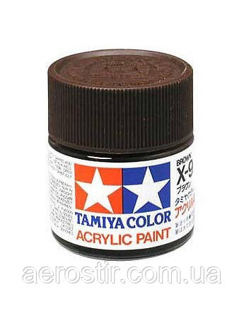 КРАСКА TAMIYA X-9 GLOSS BROWN