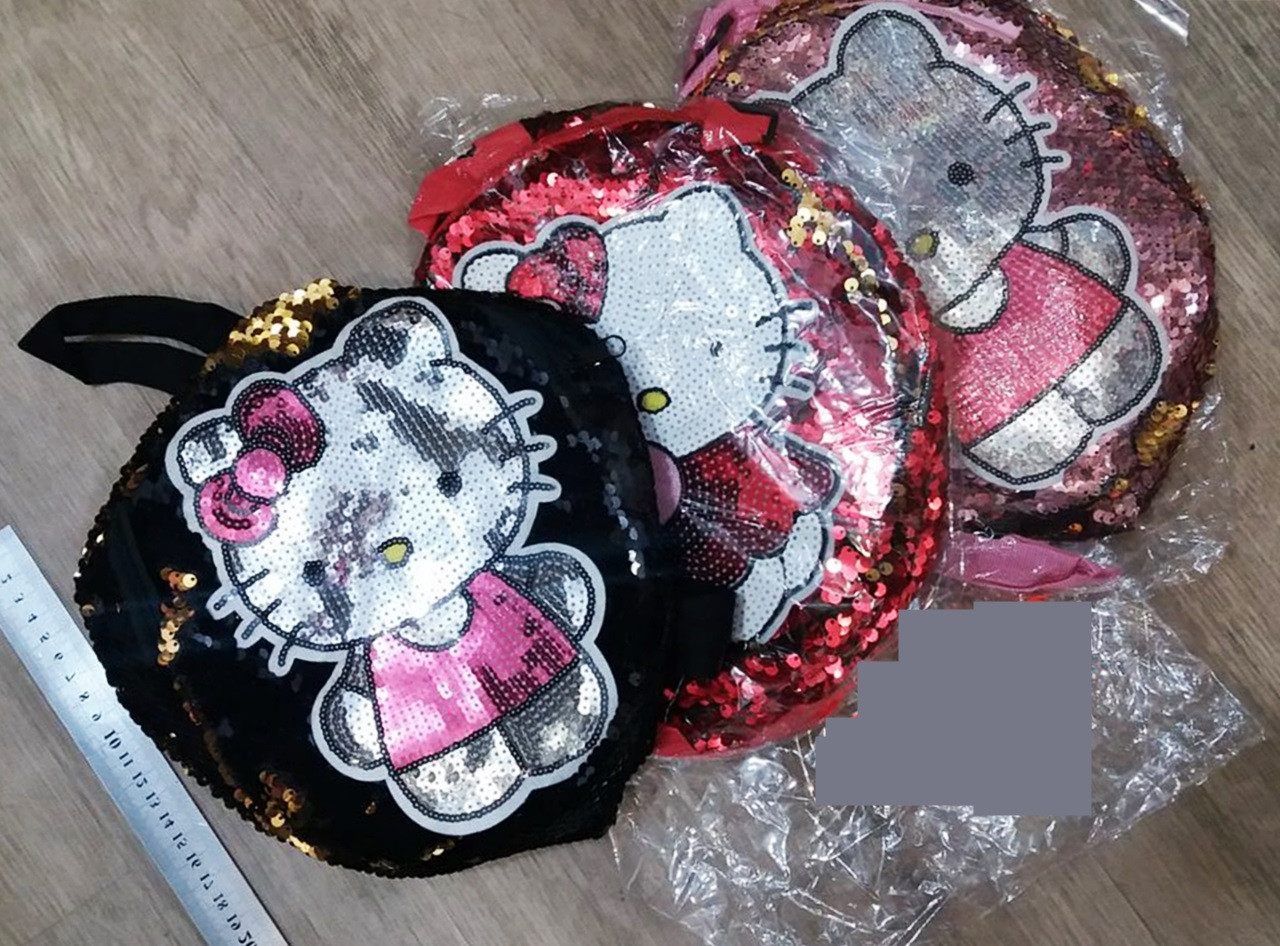 Дитячий рюкзак "Kitty" з паєтками