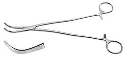 Дисектор із вигнутими ручками з кремальєрою No 2 за Satinsky. Довжина 21 см, робоча
