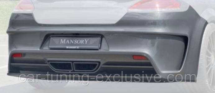 MANSORY rear bumper diffuser for Porsche Panamera