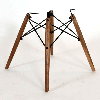 Стілець Nik Walnut Eames DSW сірий 35 на дерев'яних букових ніжках у кольорі горіх, код 8641, фото 8