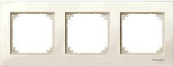 Рамка на 3 пости M-Plan Merten (бежевий) Schneider Electric