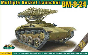 Система залпового вогню БМ-8-24 на базі танка Т-60. 1/72 ACE 72542