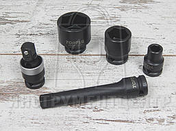 Набір головок ударних Toptul GCAI2701, 1/2", 10-32 мм, 27 од, фото 5