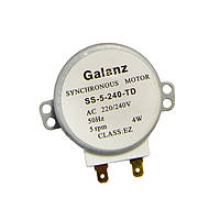 Двигатель поддона Galanz SS-5-240-TD для микроволновой печи (220V, 5 об/мин)