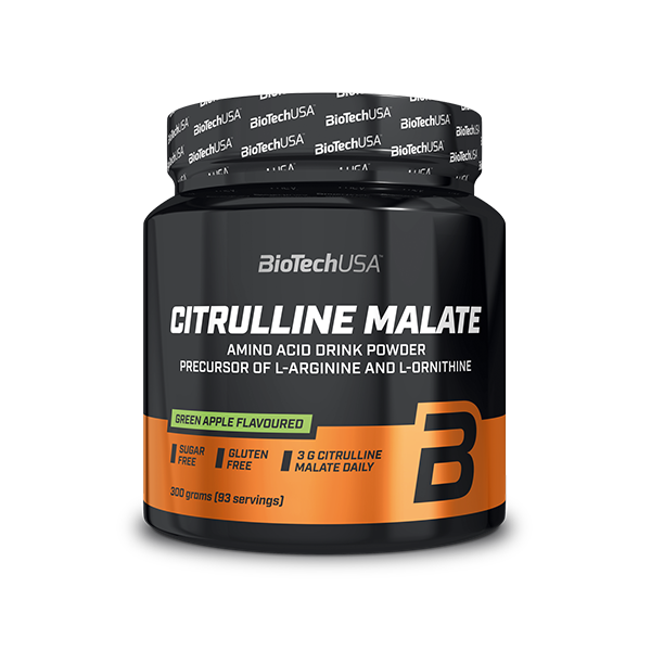 Амінокислота BioTech CITRULINE MALATE 300 грам Смак: Лайм