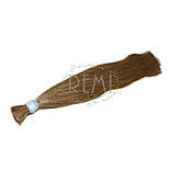 Європейське волосся в зрізі 60 см. Колір #10 Натуральний русявий, фото 5