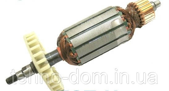 Якір болгарки DWT WS-180 SL, 43*186 шліц + різь