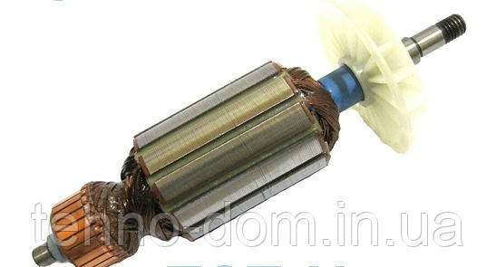 Якір болгарки Einhell BWS-125/850, 38*158 шпонка+різьба 8 мм