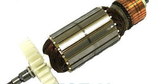 Якір болгарки Interskol КШМ-180/1800 м, 49*203 шліц+різа 9 мм