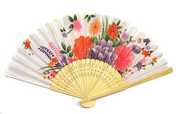 Гарний віял ручний Квіти