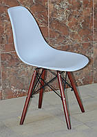 Стілець Nik Walnut Eames DSW сірий 35 на дерев'яних букових ніжках у кольорі горіх, код 8641, фото 3