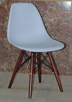 Стілець Nik Walnut Eames DSW сірий 35 на дерев'яних букових ніжках у кольорі горіх, код 8641, фото 6