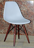 Стілець Nik Walnut Eames DSW сірий 35 на дерев'яних букових ніжках у кольорі горіх, код 8641, фото 4