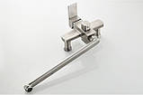 Змішувач для ванни з довгим виливом із неіржавкої сталі (SUS304) SANTEP 547, фото 5