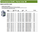 Контактор Noark Ex9C38 3P 25A 1NO+1NC 220B, фото 2