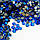 Стрази Xirius Crystals (Hotfix), колір Caprie Blue, ss20 (4.6-4.8mm), 100 шт., фото 2