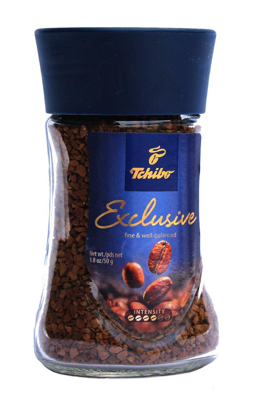 Кава розчинна Tchibo Exclusive 50 г у скляній банці. Германия