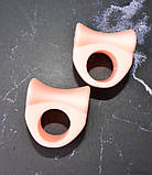 Силіконові міжпальцеві перегородки з кільцем HM Heels, фото 2