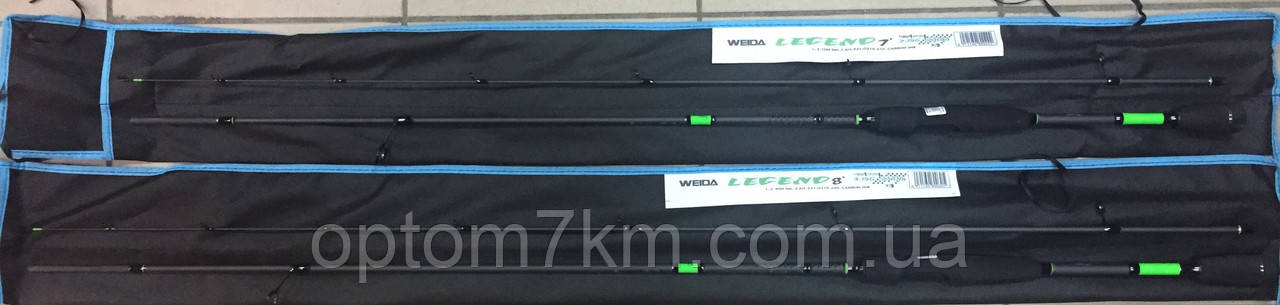 Спінінг Weida Legend 2.1m, тест 3-15g